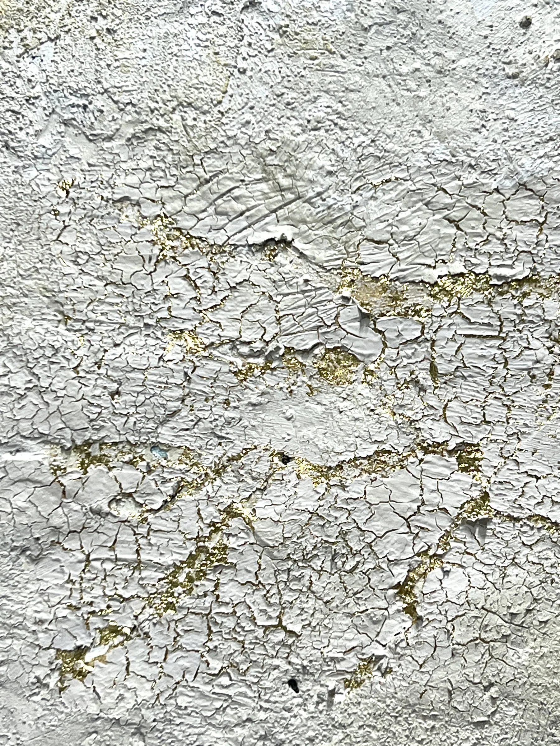 Detalle matérico de una obra de Vanesa Gimeno